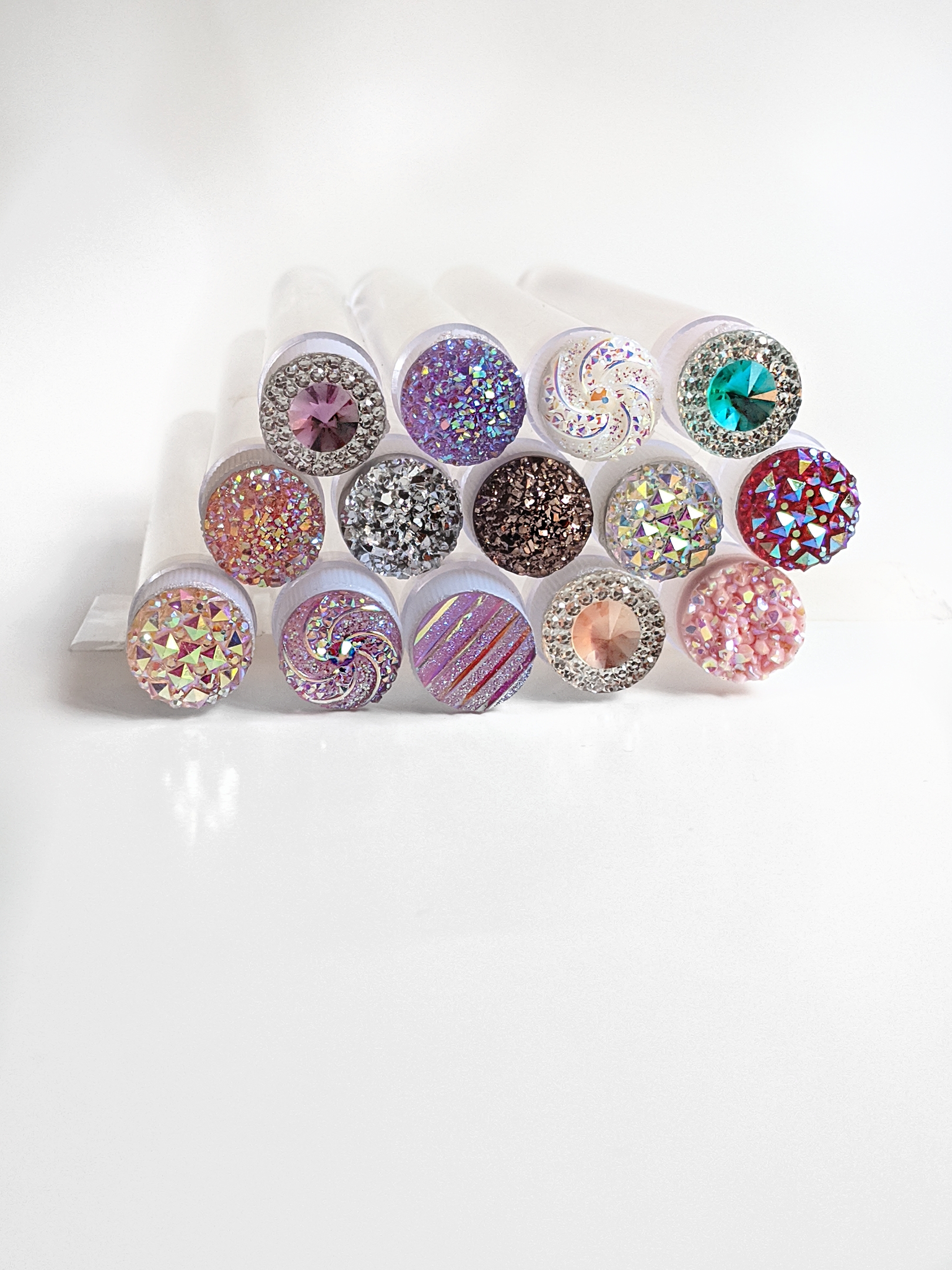 Empty Lash Wand Tube with Jewel lid